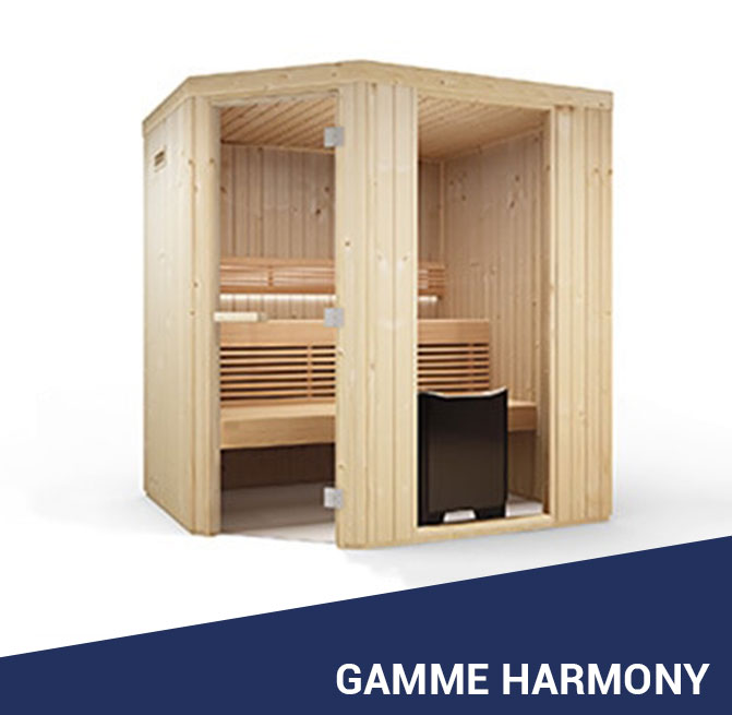 Sauna d'intérieur, gamme harmony